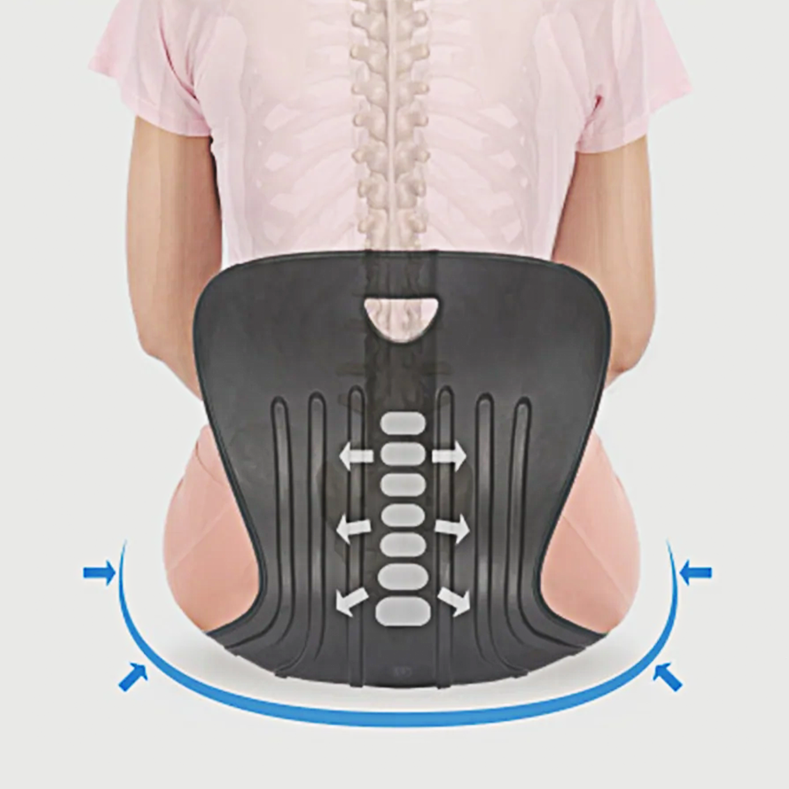 Curble Chair - Comfy(Black) - Health Korea Shop