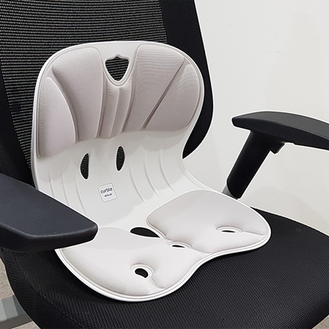 Curble Chair - Wider (Gray) - Health Korea Shop