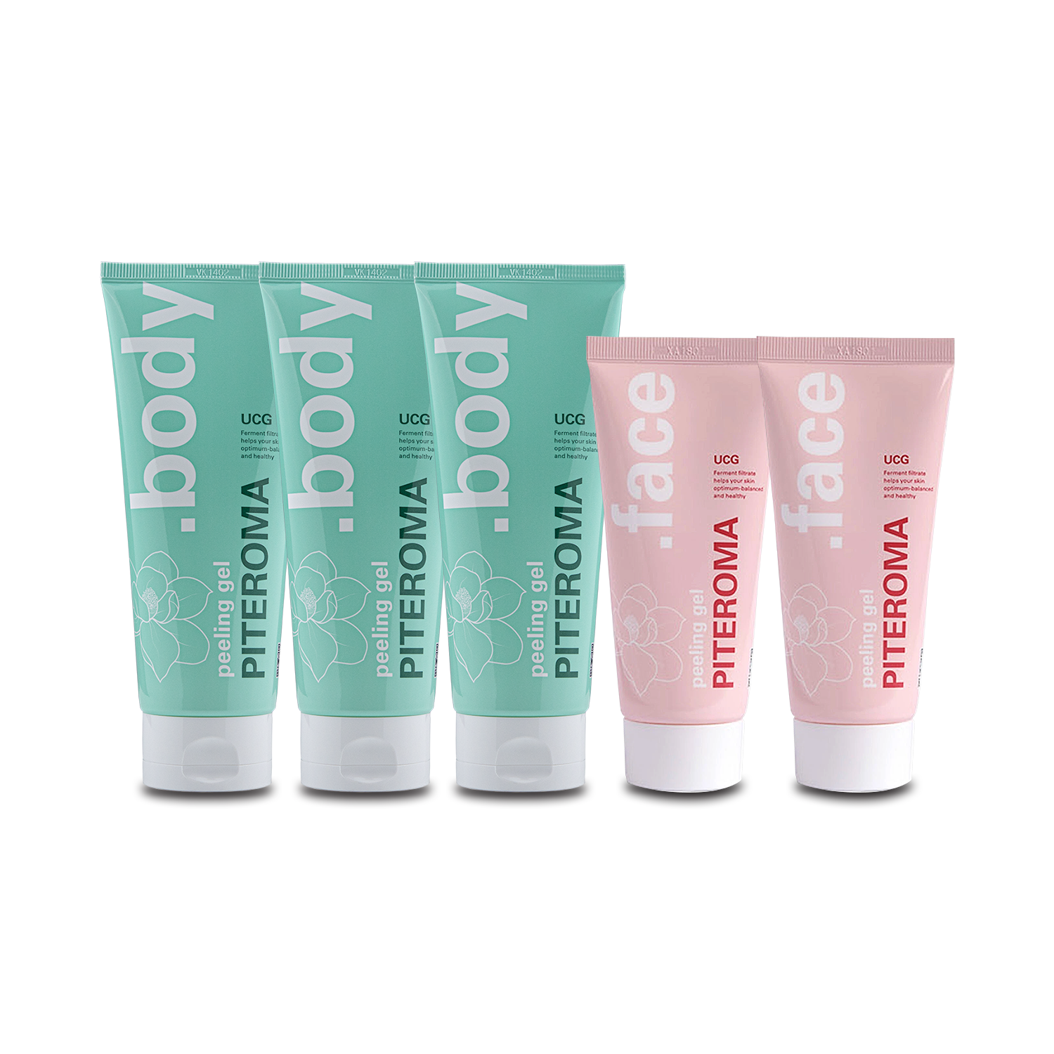 UCG PITEROMA Peeling Shower Gel Collagen (5 pcs) - Health Korea Shop