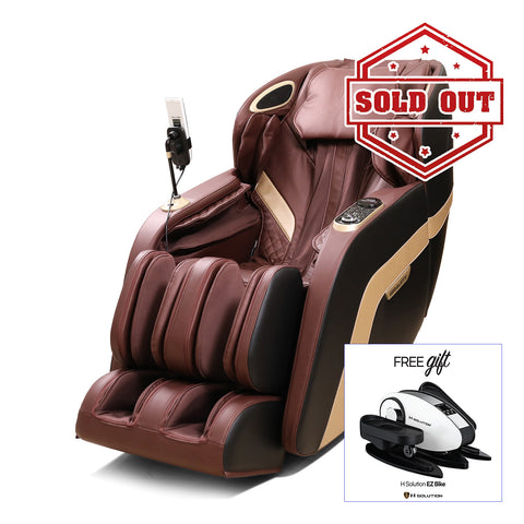 H Solution Gravity Massage Chair (Red Wine)