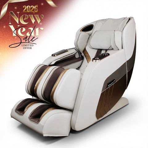 H Solution Gravity TURBO Massage Chair (Ivory)
