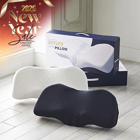Sylph Pillow (Cooling) Dark Navy / (Organic Cotton) White