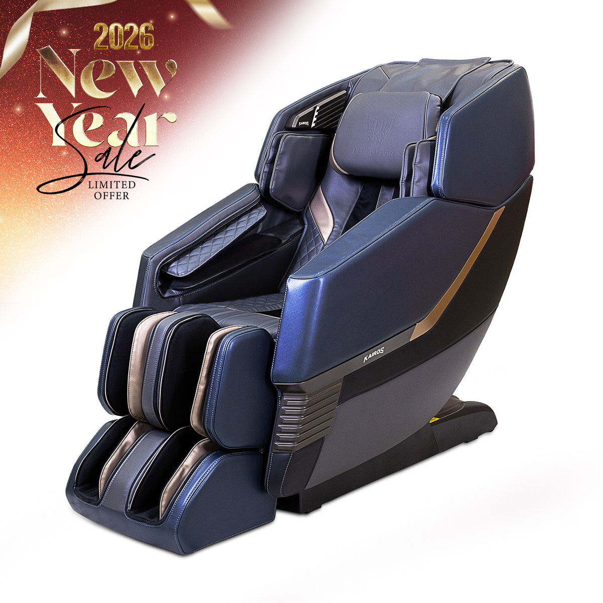 H Solution KAIROS Massage Chair (Ocean Blue)