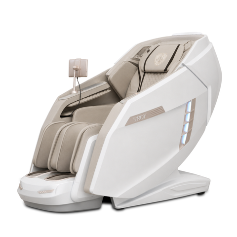 H Solution TROY Massage Chair (White) - TROY Premium Chair