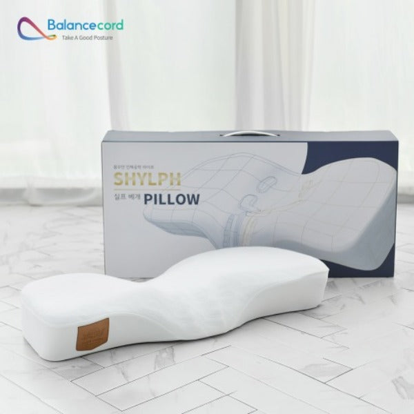 Sylph Pillow (Cooling) Dark Navy / (Organic Cotton) White - Health Korea Shop