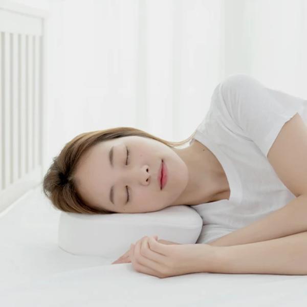 Sylph Pillow (Cooling) Dark Navy / (Organic Cotton) White - Health Korea Shop