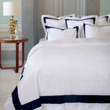 Duvet Cover Set Jardinne Collection, Navy (Twin)