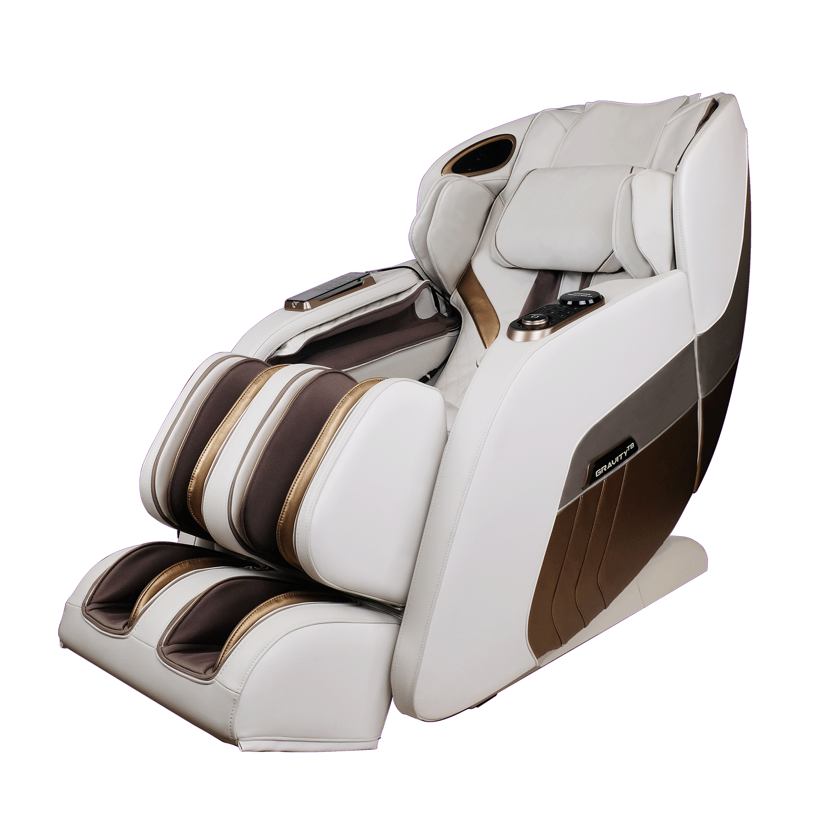 H Solution Gravity TURBO Massage Chair (Ivory) - Health Korea Shop