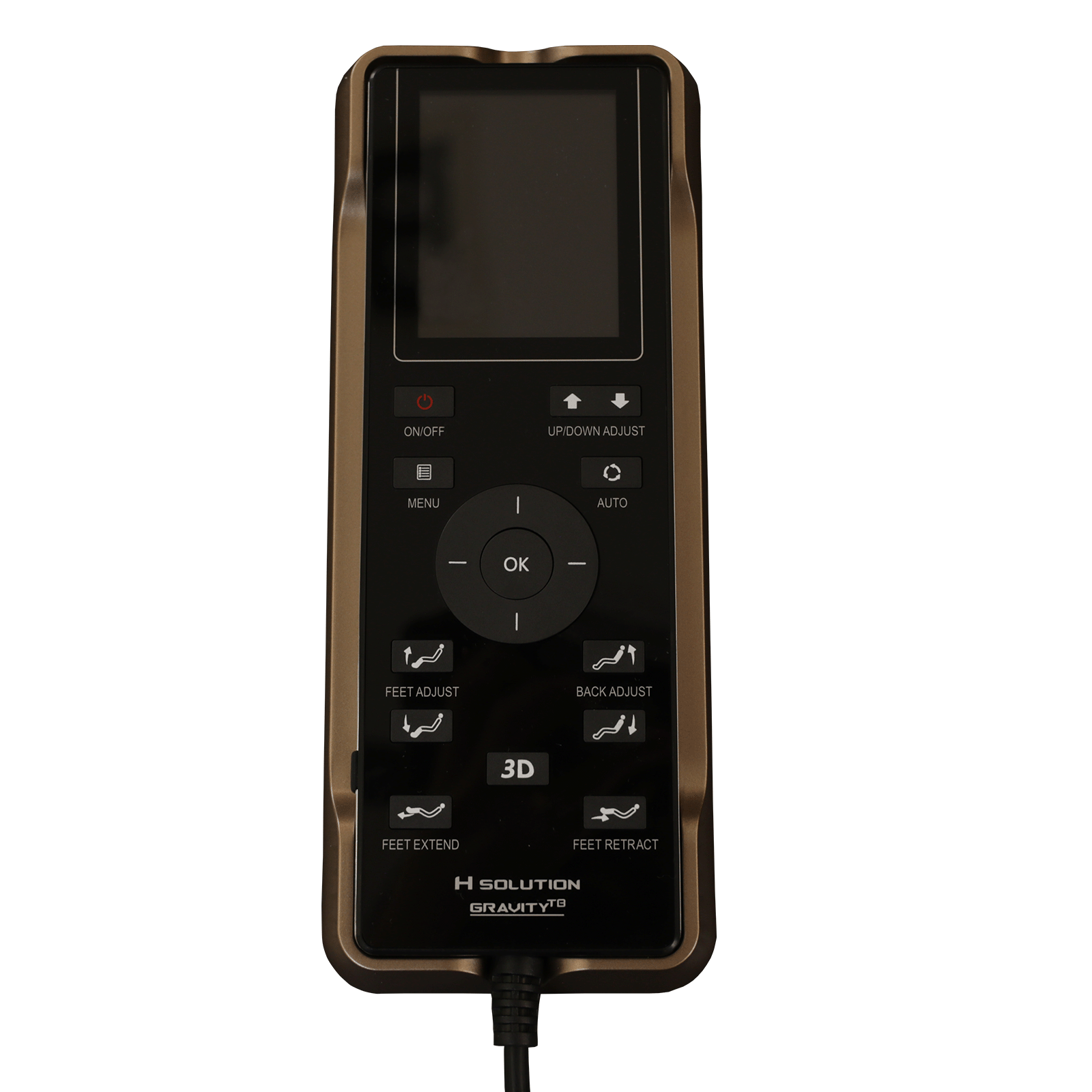 H Solution Gravity TURBO Massage Chair (Ivory) - Health Korea Shop