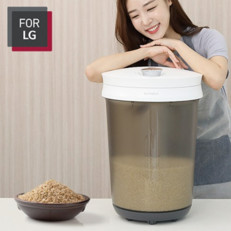 BARADUN Electric Vacuum Grain Corn Cereal Rice Bucket 15kg - Health Korea Shop