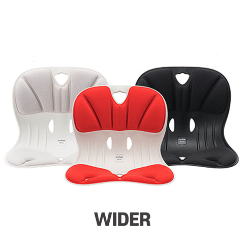 Curble Chair - Wider (Gray) - Health Korea Shop