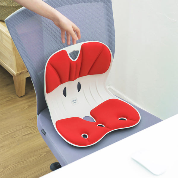 Curble Chair - Wider (Red) - Health Korea Shop