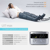 DoctorLife LX7 Air Compression Therapy Foot Massager (Free Stretching Mat)